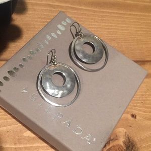 Silpada Sterling Silver Circle Earrings